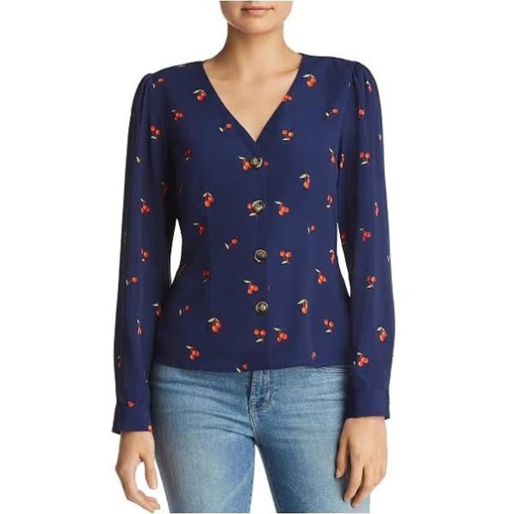 Sadie & Sage Classic Cherries Blouse